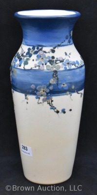 Weller White and Decorated Hudson 8.25" vase - 2