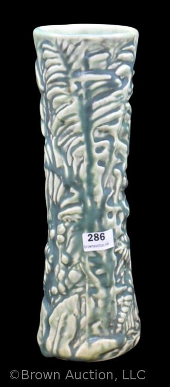 Weller Marvo 9" bud vase, green