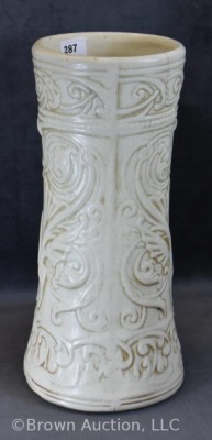 Mrkd. Weller Ivory 10" vase - 3