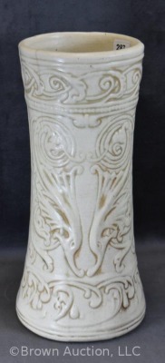 Mrkd. Weller Ivory 10" vase - 4