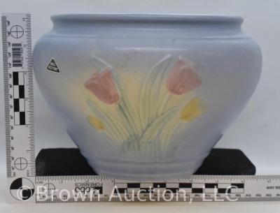 Hull Tulip 115-33-7" jardiniere, blue - 6