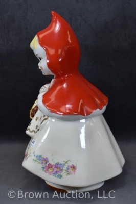 Hull Little Red Riding Hood open basket cookie jar - 2