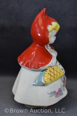 Hull Little Red Riding Hood open basket cookie jar - 4