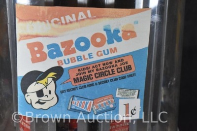 Acorn "Bazooka Bubble Gum" 1 cent coin-op vending machine - 8