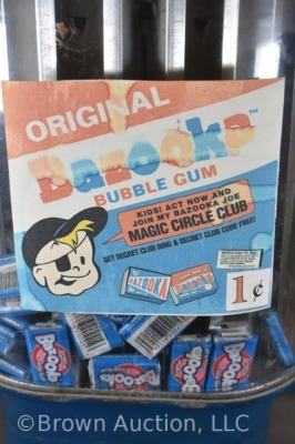 Acorn "Bazooka Bubble Gum" 1 cent coin-op vending machine - 10