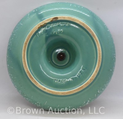 Roseville Hyde Park #1900 9"d ashtray, green - 6