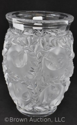 Lalique France crystal Bagatelle 6.5" vase (Rene), signed - 3