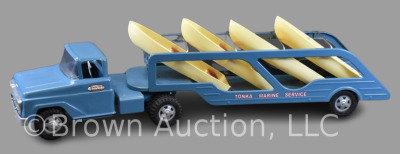 1959-60 Tonka Marine Service Truck and Trailer with boats