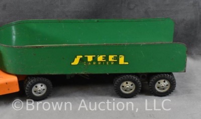 1954-55 Tonka Steel Carrier truck with trailer - 4