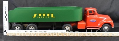 1954-55 Tonka "Steel Carrier" semi-truck and trailer - 12