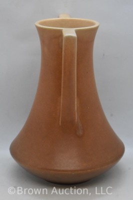 Roseville Rozane Pattern 3-8" vase, brown/ ivory - 2