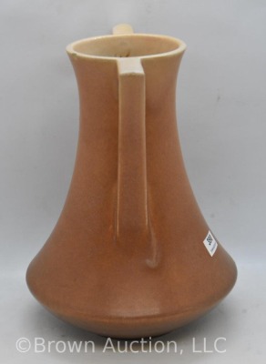 Roseville Rozane Pattern 3-8" vase, brown/ ivory - 4