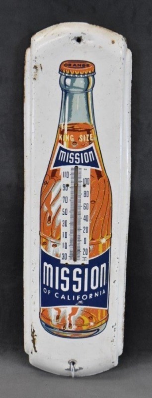 Advertising thermometer - Mission of California