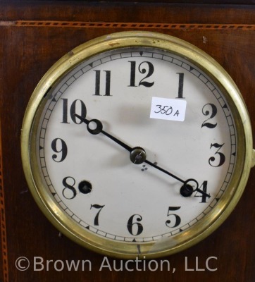 Wooden mantel clock, unknown maker - 6