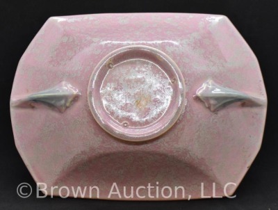 Roseville Tuscany 173-10" bowl and flower frog, pink - 7