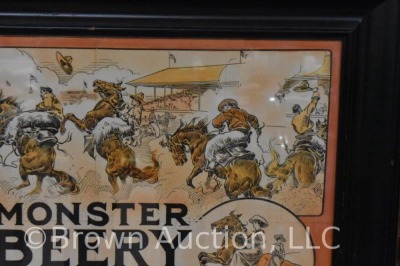 Dated 1913 advertising poster - "Monster Beery Exhibitions", Dayton, OH Fairgrounds - 4