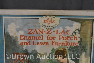 Advertising poster - Zan-Z-Lac Enamel for Porch and Lawn Furniture - 2