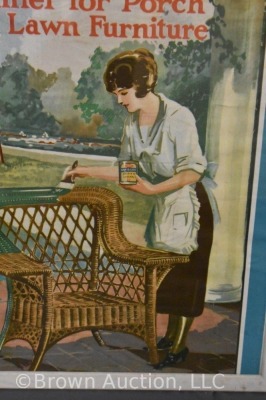 Advertising poster - Zan-Z-Lac Enamel for Porch and Lawn Furniture - 3