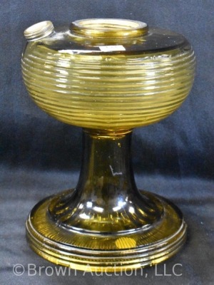 Aladdin Beehive/ Wedding Band kerosene lamp stand, amber - 2