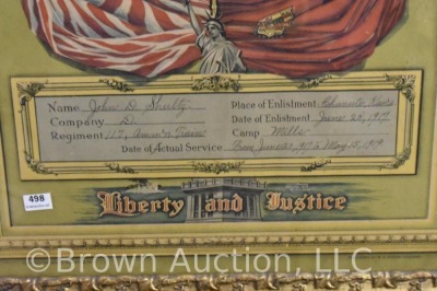 Roll of Honor/ World's Great War for Democracy, Liberty and Justice, early 1900's - 4