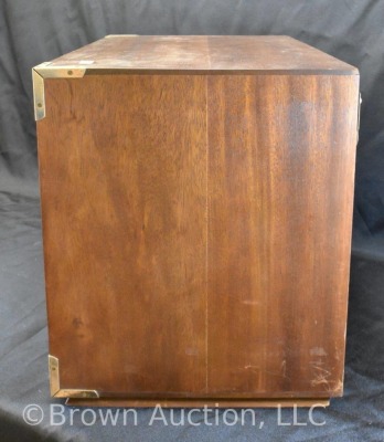 1960's Hidden Library liquor cabinet, faux leather bound books front - 3