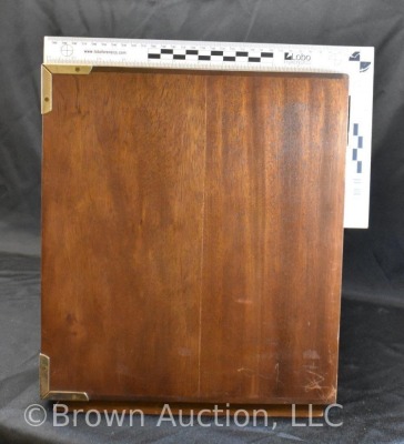 1960's Hidden Library liquor cabinet, faux leather bound books front - 11