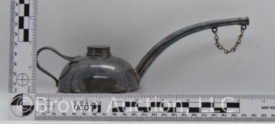 Oil lamp filler, mrkd. Wilson and Gill - 8