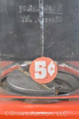 Northwestern 5 cent gumball machine - 5