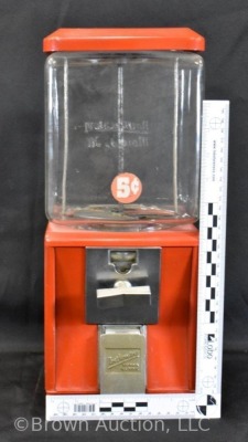 Northwestern 5 cent gumball machine - 9