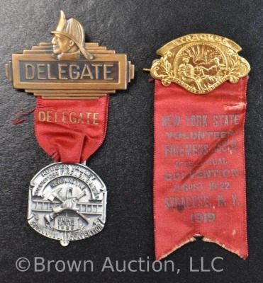 (5) Delegate medals and ribbons dated 1919, 25, 28, 31 and 36 - 2