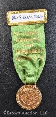 (5) Delegate medals and ribbons dated 1919, 25, 28, 31 and 36 - 5