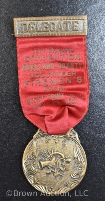 (5) Delegate medals and ribbons dated 1919, 25, 28, 31 and 36 - 6