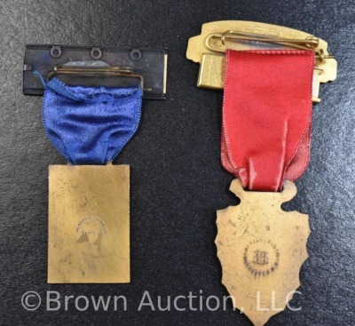 (6) Delegate medals and ribbons dated 1919, 22, 24, etc. - 13