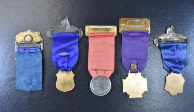 (5) Delegate medals and ribbons dated 1928 and 30's - 7