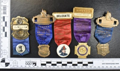 (5) Delegate medals and ribbons dated 1928 and 30's - 14