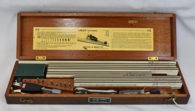 Keuffel and Esser Co. Leroy Lettering set in original case - 2