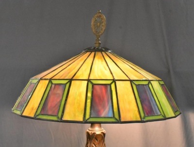 Leaded/Stained glass floor lamp - 2