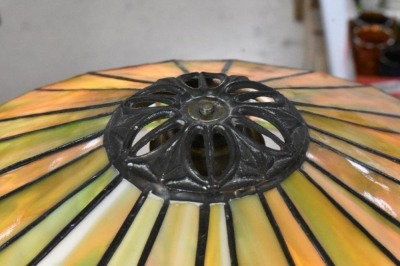 Leaded/Stained glass floor lamp - 4