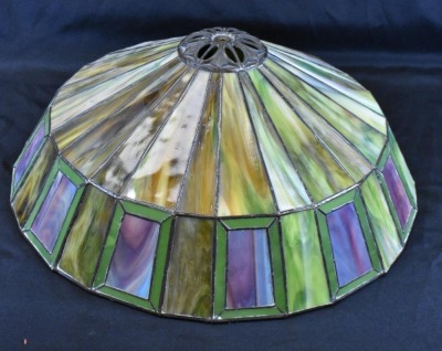 Leaded/Stained glass floor lamp - 5