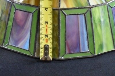 Leaded/Stained glass floor lamp - 7