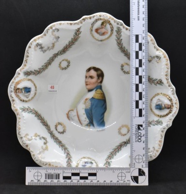 Prussia-style 10.25"d portrait bowl, Napoleon - 8