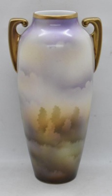 R.S. Suhl Mold 3 8" vase, Pheasants - 3