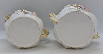 R.S. Prussia Mold 514 3 pc. tea set, mixed florals - 15