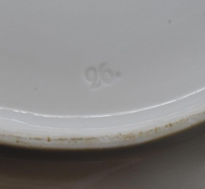 R.S. Prussia Mold 262 10.25"d bowl, Magnolias, red mark - 7