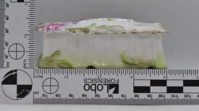 (3) RSP trinket/ match cov. boxes, floral designs and mold - 16