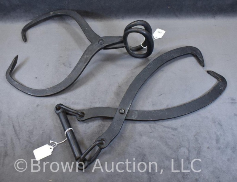 Pr. of Cast Iron ice tongs