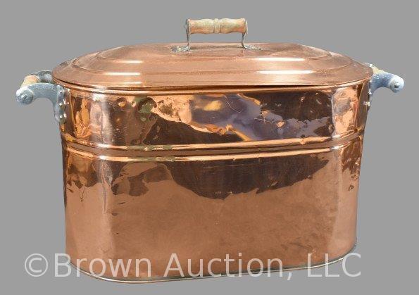 Copper boiler w/ lid