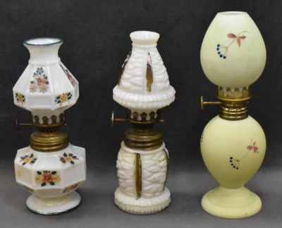 (3) Miniature oil lamps - 3