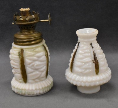 (3) Miniature oil lamps - 12