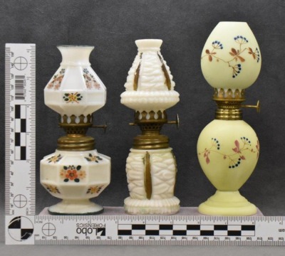 (3) Miniature oil lamps - 22